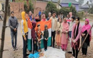 The government did not give the budget, so the father got the gate built in the name of the martyr's son.