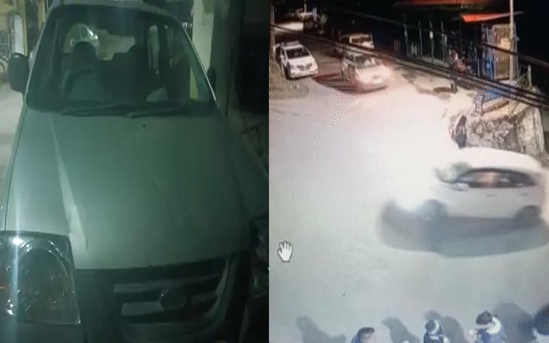 तेज रफ्तार कार ने राह चलती युवती को मारी टक्कर, घायल