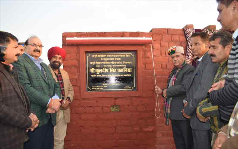 विधानसभा अध्यक्ष ने जागृति चिल्ड्रन मेमोरियल स्पोर्ट्स पार्क का किया शिलान्यास