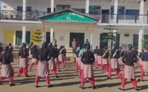 Girls of Tikru School of Joginder Nagar learned the tricks of self-defense