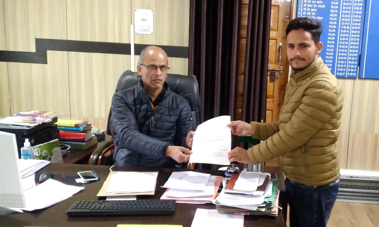 युवा जिला परिषद विजय भाटिया ने कोटपा अधिनियम में संशोधन के लिए मुख्यमंत्री को भेजा पत्र