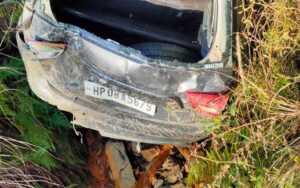 Tragic accident: car rolled into ditch, Patwari died