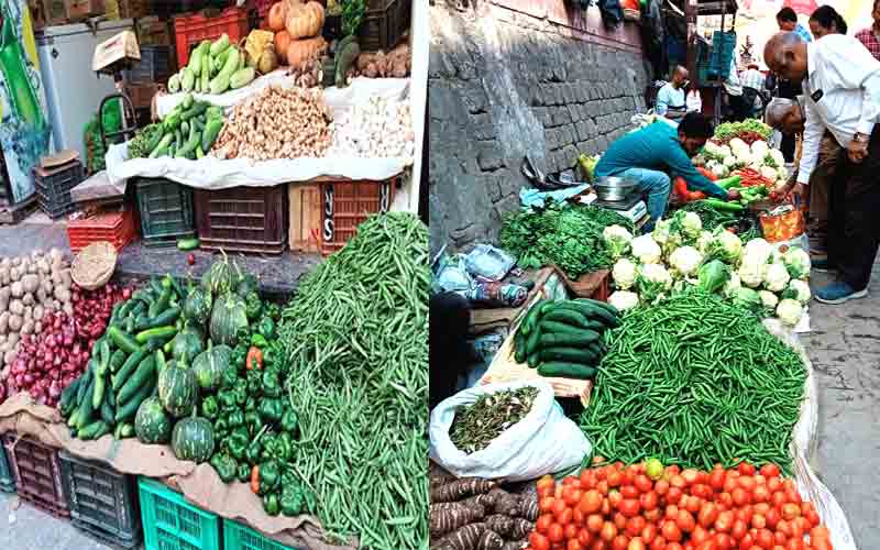 सर्दियों की सब्जियों की हुई बाय-बाय, फ्रांसबीन में शिमला मिर्च ने मचाई हाय -हाय