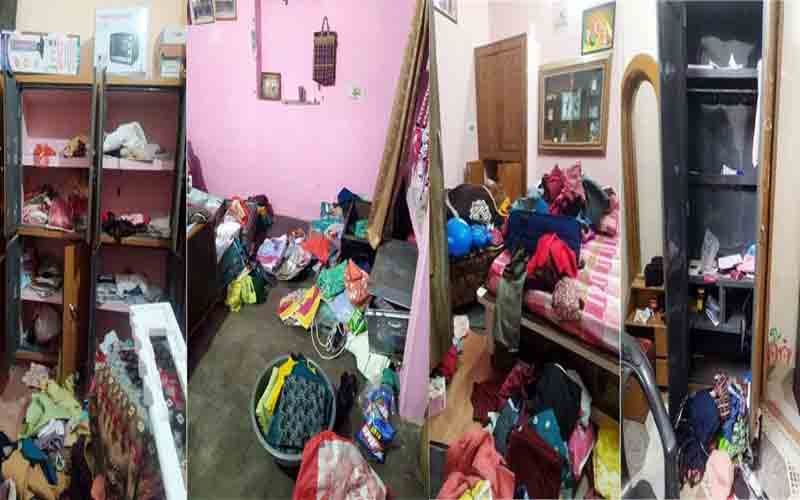 In Malan village, the miscreants made a dent in 5 houses, cleaned their hands on gold and silver jewelery and cash