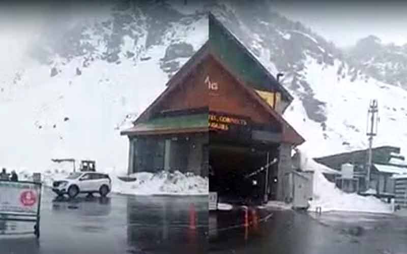अटल टनल रोहतांग के नॉर्थ पोर्टल में हिमपात से सड़कों पर फिसलन, एडवाइजरी जारी…