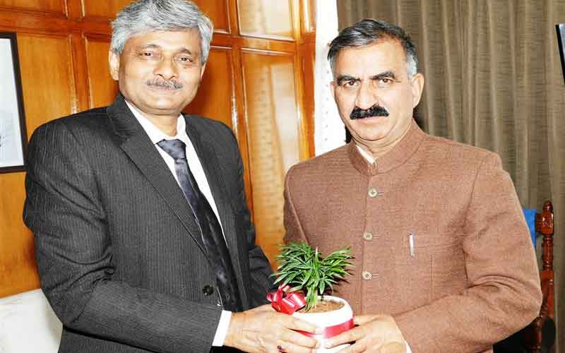 बीबीएमबी के अध्यक्ष ने सीएम सुक्खू से की भेंट