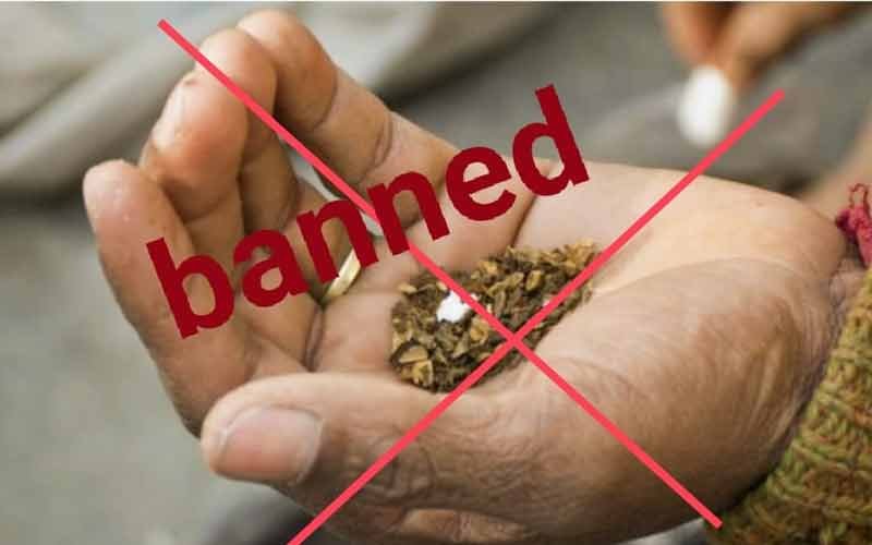 प्रदेश में जर्दा, खैनी, पान-मसाला अब पूरी तरह प्रतिबंधित