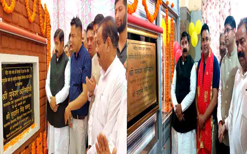 डिप्टी सीएम ने चिंतपूर्णी क्षेत्र में विभिन्न परियोजनाओं के किए शिलान्यास एवं लोकार्पण 