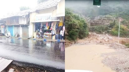 ऑरेंज अलर्ट के बीच प्रदेश में जमकर बरसे मेघ, ऊंची चोटियों पर हुई बर्फबारी