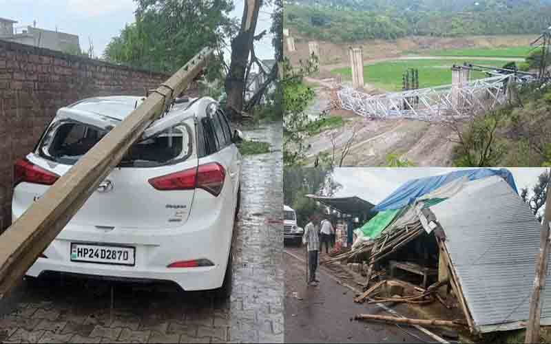 हिमाचल में अंधड़ से दो की मौत, फसलों को हुआ भारी नुक्सान, कई इलाकों में ब्लैकआउट