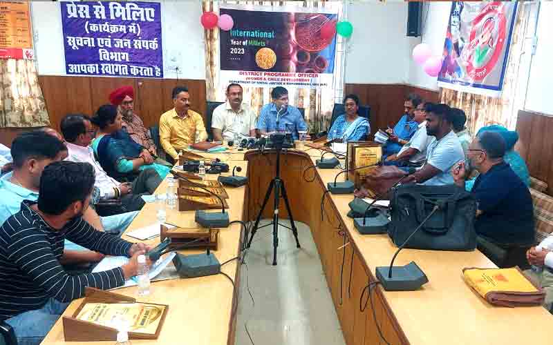 कल्याण भवन ऊना में “प्रेस से मिलिए” कार्यक्रम आयोजित