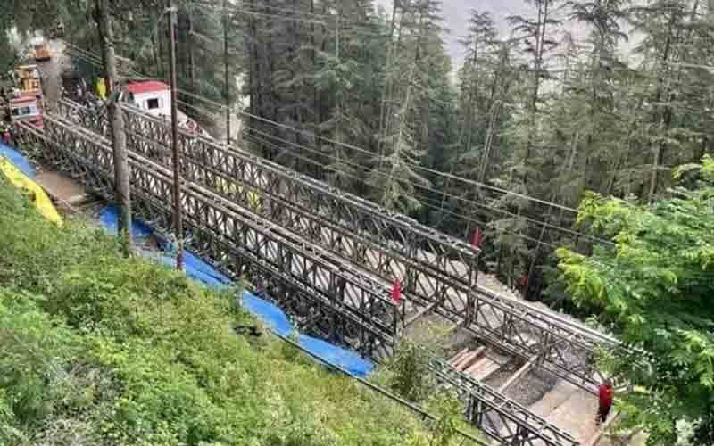 छह दिनों की रिकॉर्ड अवधि में पूरा हुआ बेली ब्रिज का निर्माण- विक्रमादित्य सिंह