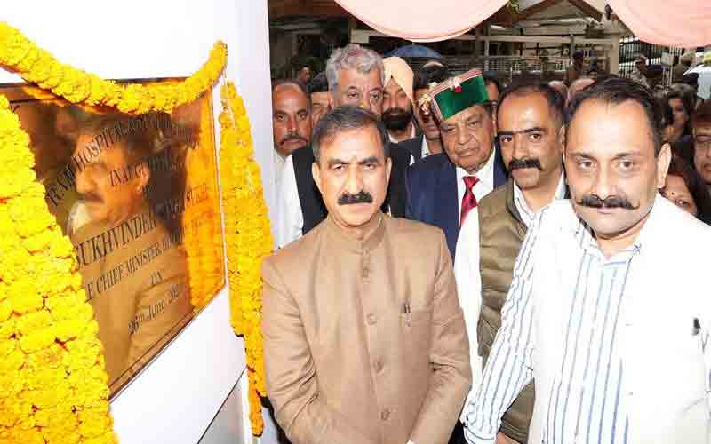 सीएम ने न्यू शिमला में नशा मुक्ति सह पुनर्वास केंद्र का किया उद्घाटन