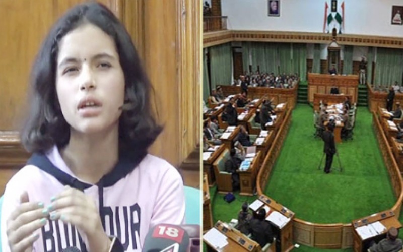 मंडी की जान्हवी बनी हिमाचल की बाल मुख्यमंत्री