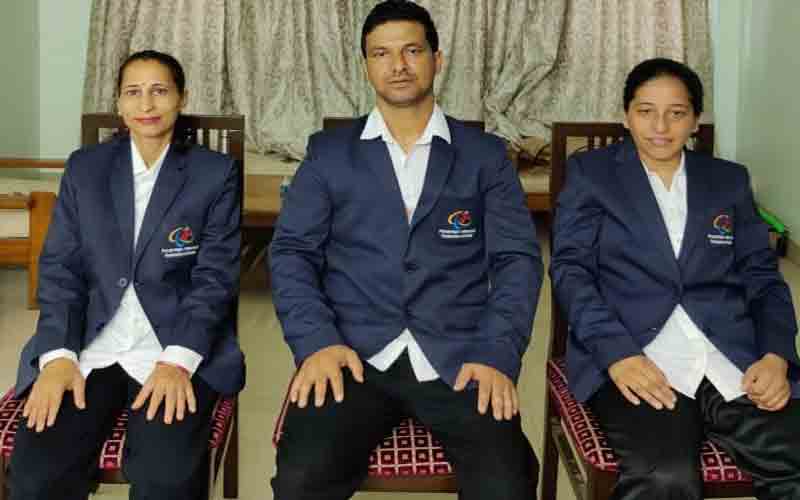 विश्व पैरा सिटिंग वालीबॉल एशियन जोन चौम्पियनशिप में भाग लेने के लिए प्रदेश के 3 दिव्यांग खिलाड़ी कजाकिस्तान रवाना