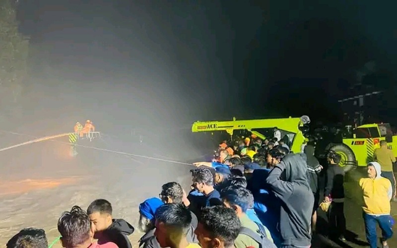मंडी जिला प्रशासन ने आधी रात को बचाईं ब्यास नदी में फंसी 6 जिंदगियां