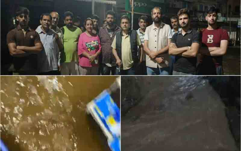 राजगढ़ बाजार में घरों और दुकानों में घुसा पानी, लाखों रुपए का सामान बर्बाद