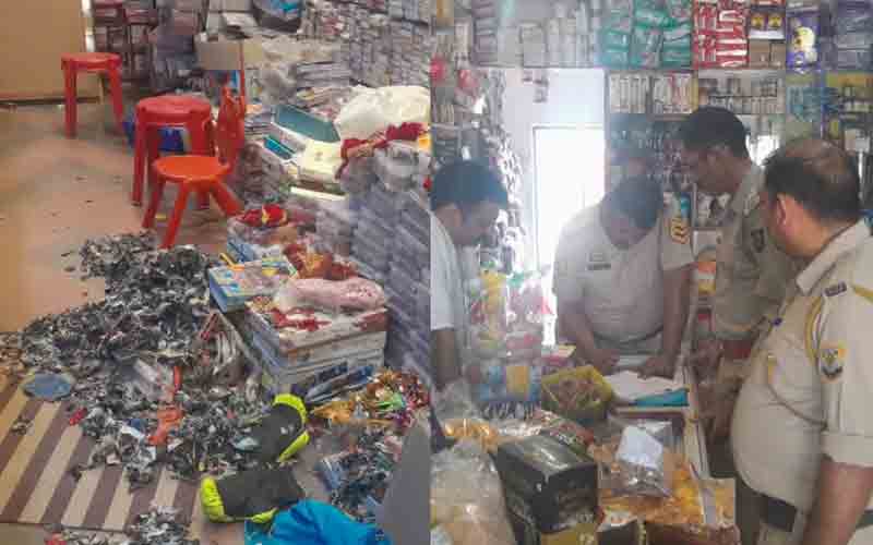 शातिरों ने गिफ्ट गैलरी में लगाई सेंध, लाखों के सामान पर किया हाथ साफ