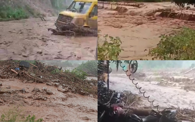 नाहन: बारिश ने मचाई तबाही, डीसी ने राहत व बचाव के लिए तुरंत से तैनात किए अधिकारी