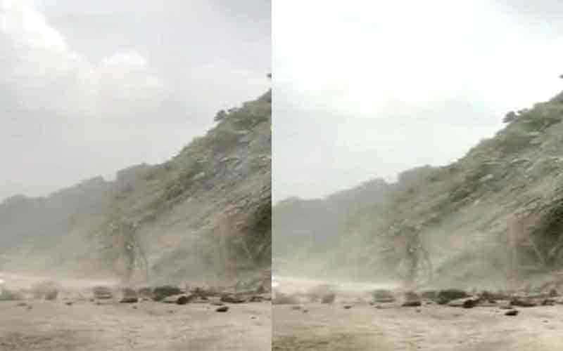 कालका-शिमला नेशनल हाईवे पर फिर भूस्खलन, बहाल होते ही बंद हुआ मार्ग