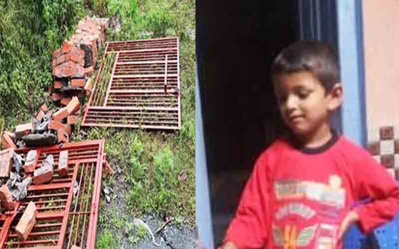 शिमला में गिरा निर्माणाधीन गेट, 5 वर्षीय बच्चे की मौत