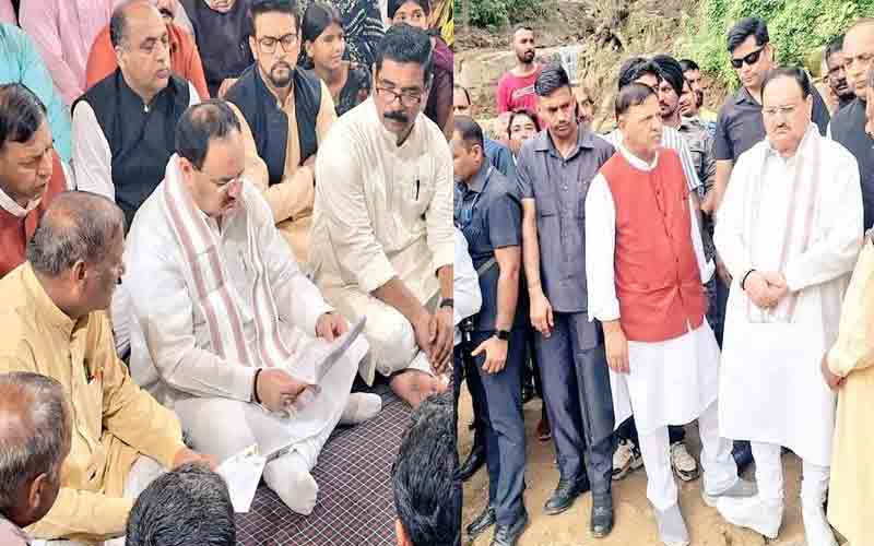 केंद्र सरकार प्रदेश की आर्थिक मदद में नहीं रहेगी पीछे- जेपी नड्डा