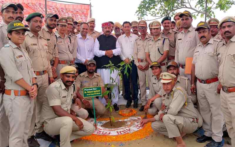 गोंदपुर जयचंद में मनाया गया वन महोत्सव, डिप्टी सीएम ने आम का पौधा किया रोपित