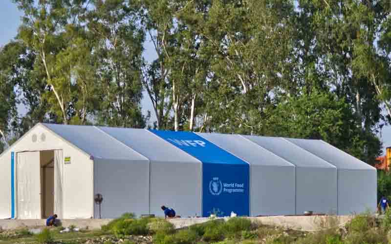 मिलवां अनाज मंडी में बना मोबाइल स्टोरेज यूनिट: डीसी