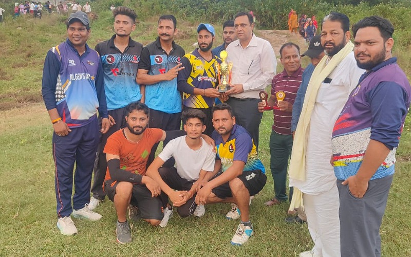 दो दिवसीय एल्जन क्रिकेट टूर्नामेंट का हुआ समापन