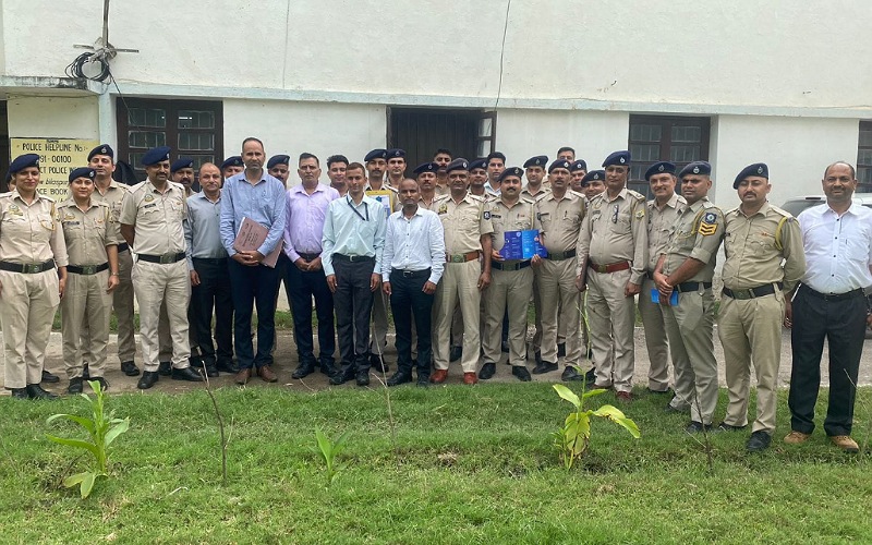 बिलासपुर के पुलिस अधिकारियों के लिए साइबर स्वच्छता सत्र किया आयोजित