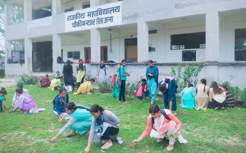 चौकीमन्यार कॉलेज में विद्यार्थियो को करियर कोचिंग एवं रोजगार प्रकोष्ठ पर कार्यक्रम का आयोजन