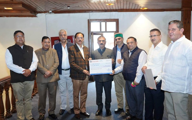 श्री महामाया बाला सुंदरी जी न्यास ने आपदा राहत कोष में दिए इतने रुपए….
