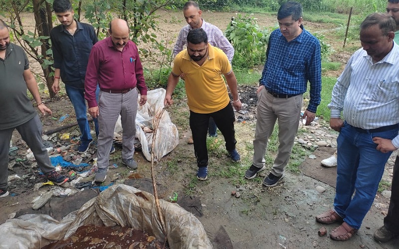 राज्य कर एवं आबकारी विभाग नूरपुर ने जंगल में दी दबिश, मिली बड़ी कामयाबी