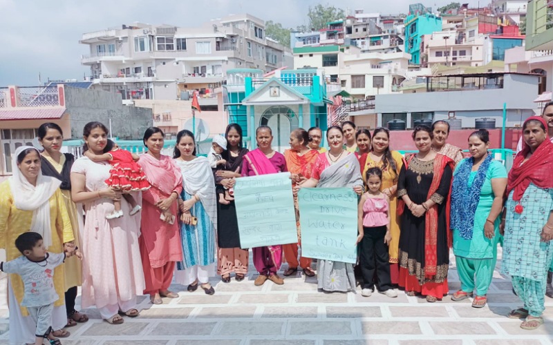 पोषण माह और सप्ताह के अंतर्गत स्वास्थ्य कैंप का किया आयोजन