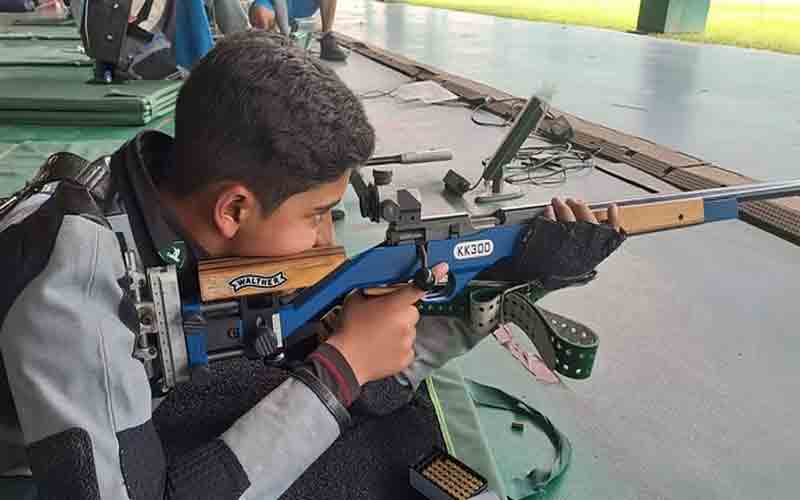 राइफल शूटिंग की राष्ट्रीय प्रतियोगिता के लिए चयनित हुआ रामपुर का हरित्विक जिष्टू