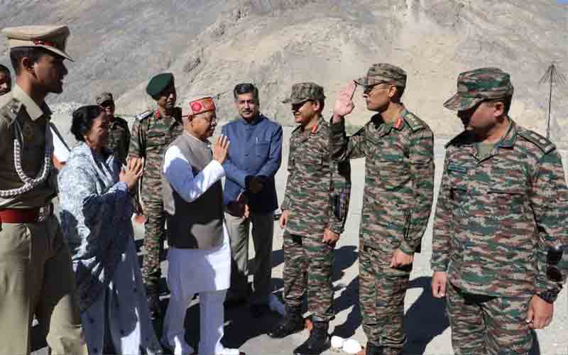 राज्यपाल शिव प्रताप शुक्ल ने किया किन्नौर के सीमावर्ती क्षेत्रों का दौरा