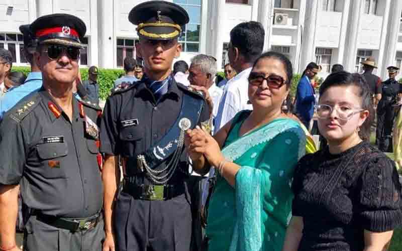 दाड़लाघाट के 23 वर्षीय शिवम चंदेल बने भारतीय सेना में लेफ्टिनेंट