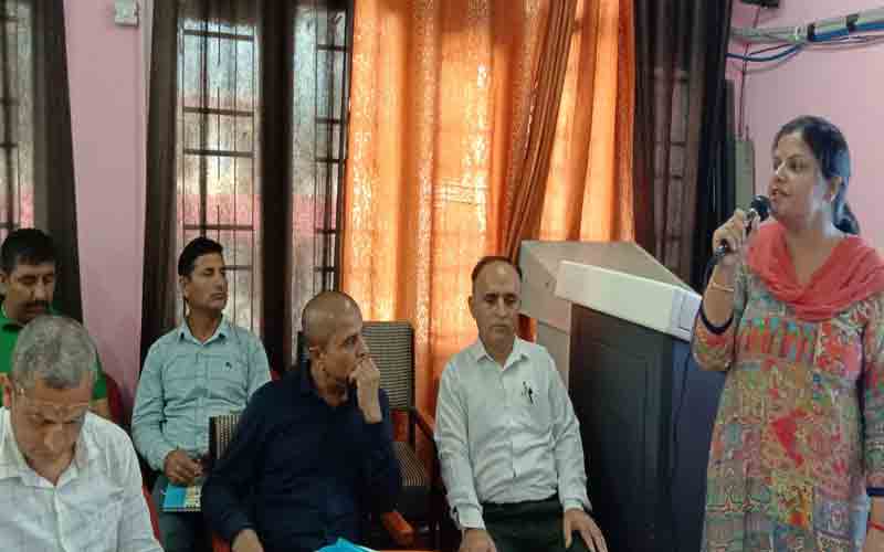 डॉ. नम्रता जोशी ने एनसीएफ व राष्ट्रीय शिक्षा नीति पर डाला प्रकाश