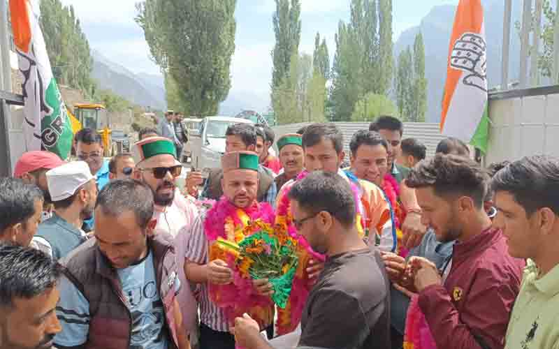 हिमाचल युवा कांग्रेस ने ओपी ठाकुर को बनाया जिला चंबा का प्रभारी