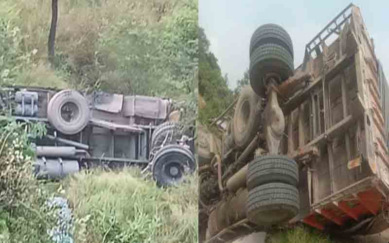 दो अलग-अलग क्षेत्र में हुए हादसों में एक ट्रक चालक की मौत, दूसरा घायल