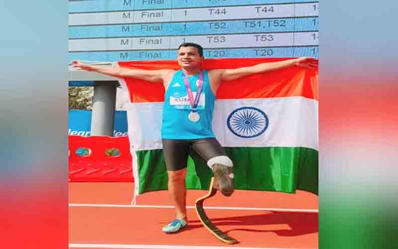 एशियन पैरा गेम्स में मंडी के हवलदार अजय कुमार ने जीता सिल्वर मेडल