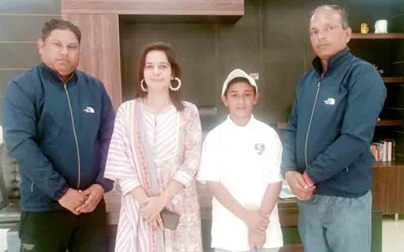 सेंट बीर्स इंटरनेशनल के विद्यार्थी का एचपीसीए में चयन