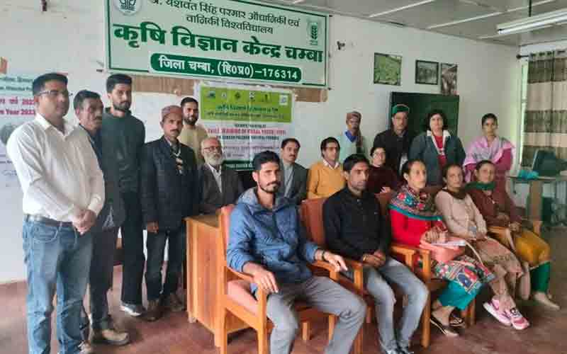 प्राकृतिक खेती पर किसानों के लिए 6 दिवसीय प्रशिक्षण कार्यक्रम का आयोजन