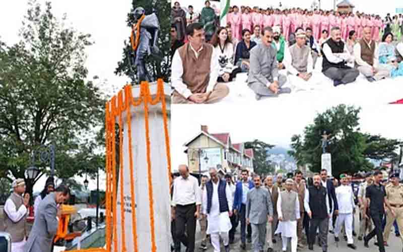 राज्यपाल और मुख्यमंत्री ने महात्मा गांधी व लाल बहादुर शास्त्री की जयंती पर की श्रद्धांजलि अर्पित