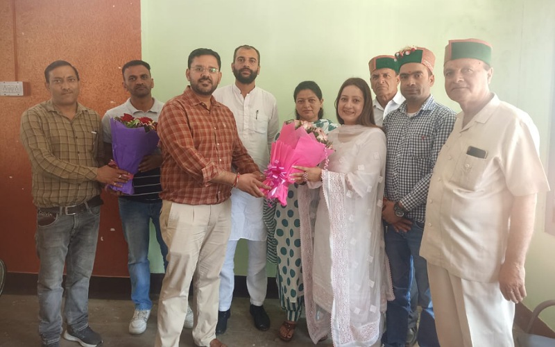 राजगढ़ नगर पंचायत के लिए कांग्रेस की ज्योति साहनी को अध्यक्ष व कपिल ठाकुर को चुना उपाध्यक्ष