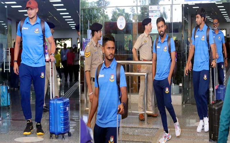 क्रिकेट विश्व कप के लिए विदेशी टीमों का आगमन शुरू, आज धर्मशाला पहुंची बांग्लादेश की टीम