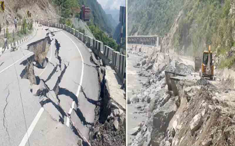 किरतपुर-मनाली फोरलेन के क्षतिग्रस्त भाग के डिजाइन में किया जाएगा बदलाव