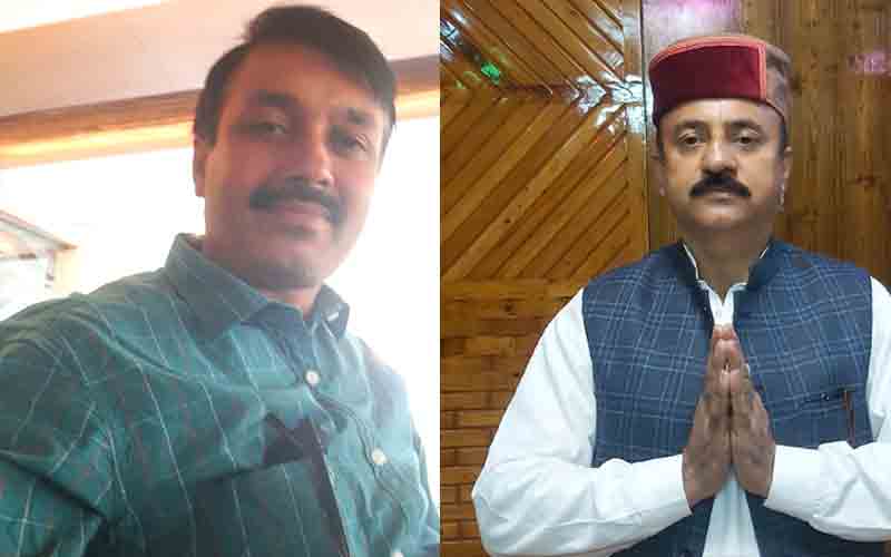 साधु राम चौहान और दिनेश ठाकुर जिला भाजपा कार्यकारिणी में इस पद पर किए गए नियुक्त…….