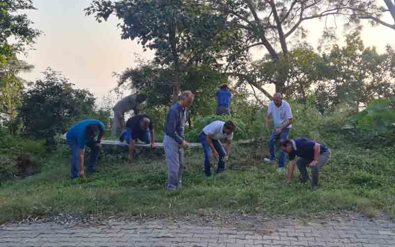 रोटरी क्लब नाहन ने प्रसिद्ध जॉगर्स पार्क विला राउंड में चलाया सफाई अभियान
