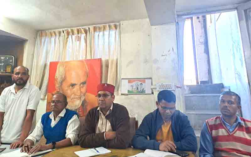 सीटू कार्यालय शिमला में संपन्न हुई सैहब सोसाइटी वर्करज़ यूनियन की बैठक